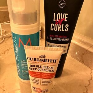 Moroccanoil Curl Control cream, love your curls, Curlsmith Hair treatment.